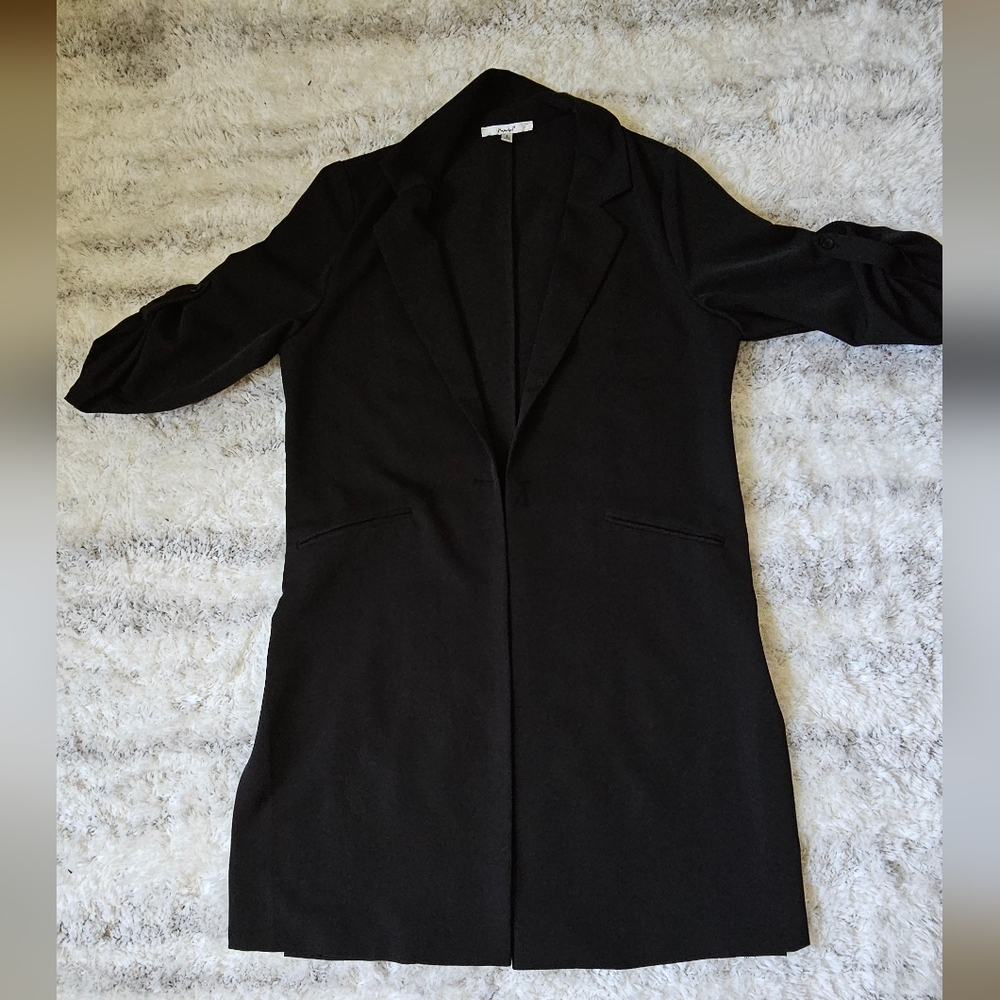 Papaya Long Blazer